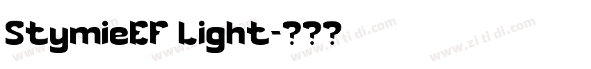 StymieEF Light字体转换